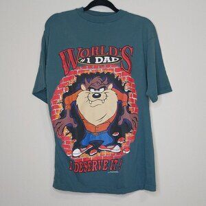 Vintage 1994 Warner Brothers Trend Basics Taz T-Shirt - #1 Dad size large
